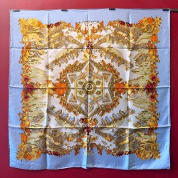 Carré foulard Hermès Pays...