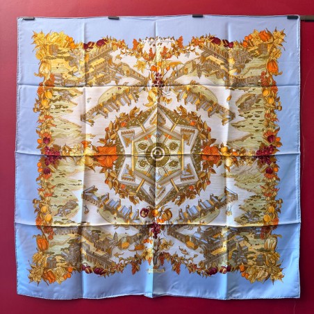 Carré foulard Hermès Pays de cocagne