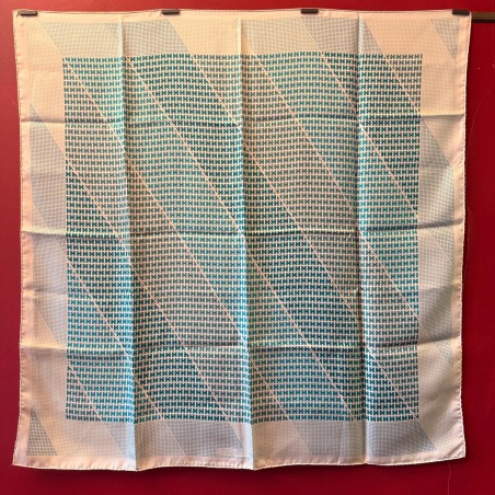 Carré foulard Hermès H en biais