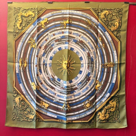 Carré foulard Hermès Dies et hore