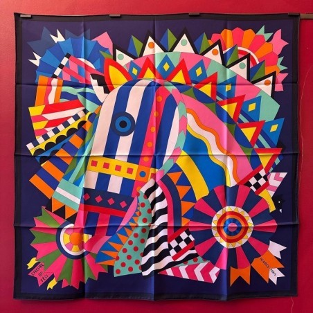 Carré foulard Hermès Cheval de fête