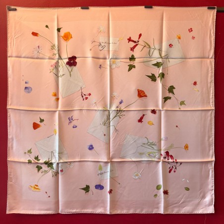 Carré foulard Hermès Des fleurs pour le dire