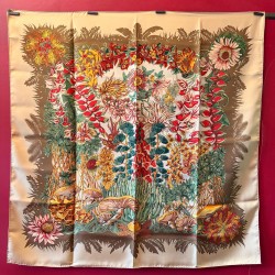 Carré foulard Hermès L'ile...