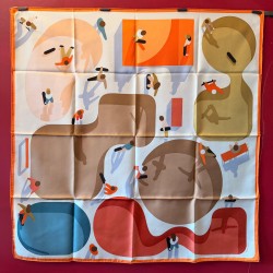 Carré foulard Hermès...