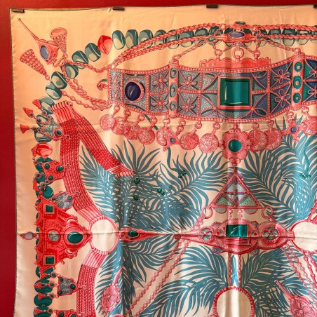 Carré foulard Hermès Parures précieuses