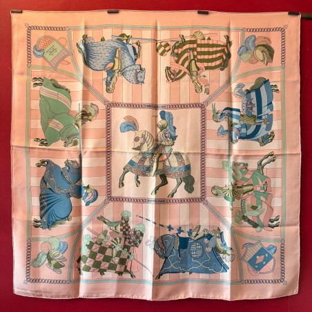 Carré foulard Hermès Chocs en plumes