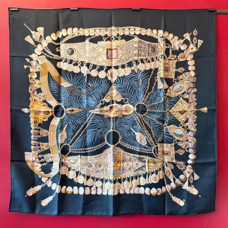 Carré foulard Hermès Terres précieuses