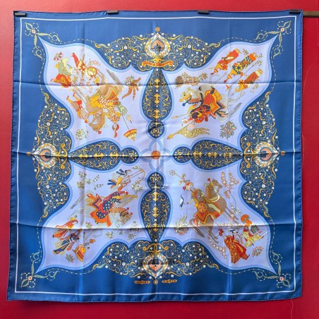 Carré foulard Hermès Poésie persanne