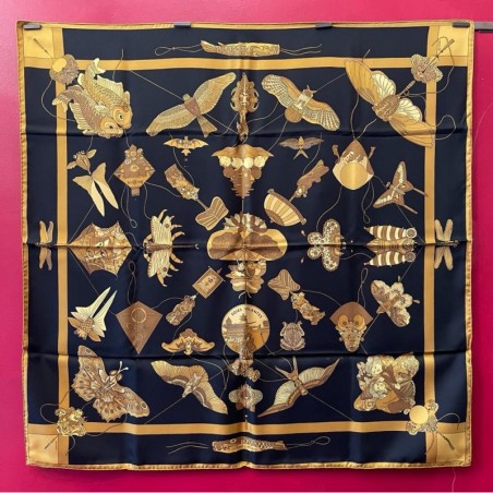 Carré foulard Hermès Les soies volantes
