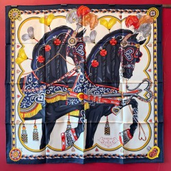 Carré foulard Hermès...