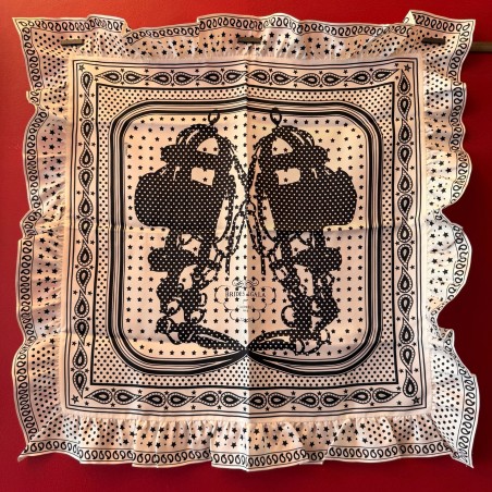 Carré foulard Hermès bandana volent