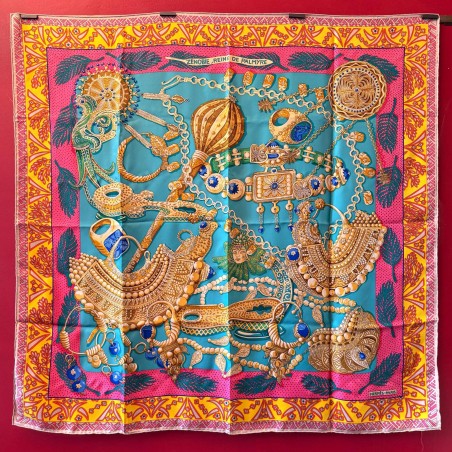 Carré foulard Hermès Zénobie reine de Palmyre