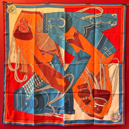 Carré foulard Hermès Zouaves et dragons