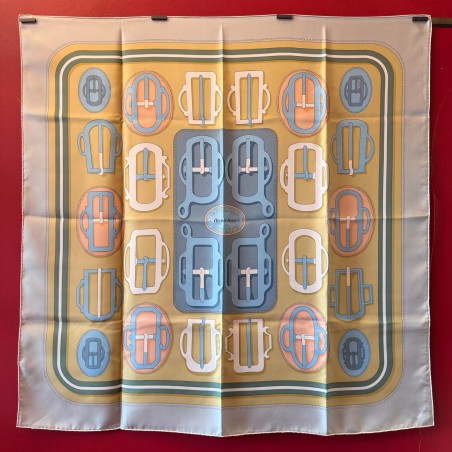 Carré foulard Hermès Bouclerie moderne