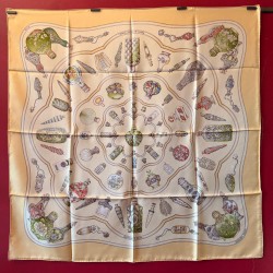 Carré foulard Hermès...