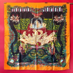 Carré foulard Hermès Le...