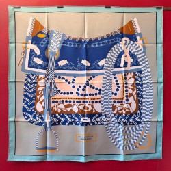 Carré foulard Hermès Silla...