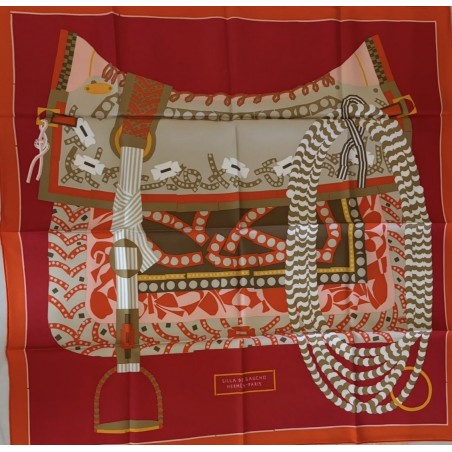 Carré foulard Hermès Silla de gaucho