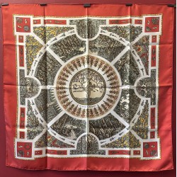 Carré foulard Hermès Le...