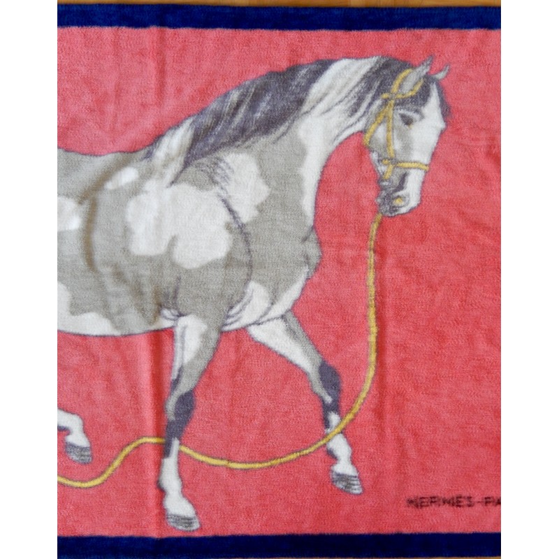 Tapis serviette de plage Hermès Cheval